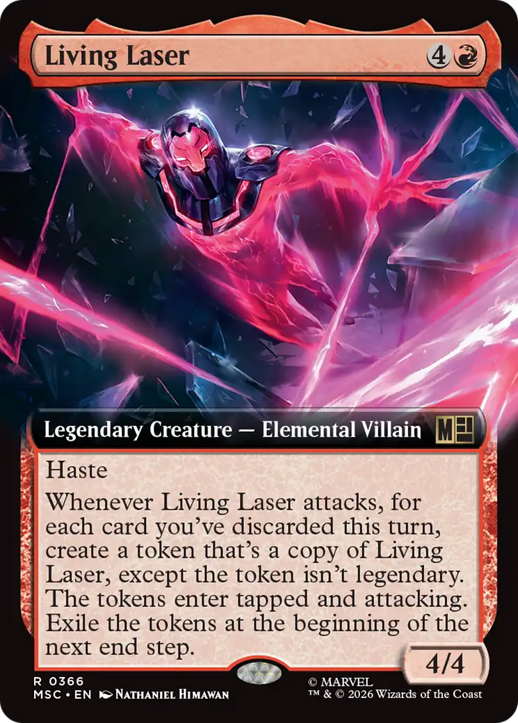 Living Laser (Extended Art) [Marvel Super Heroes Commander] | Anubis Games and Hobby