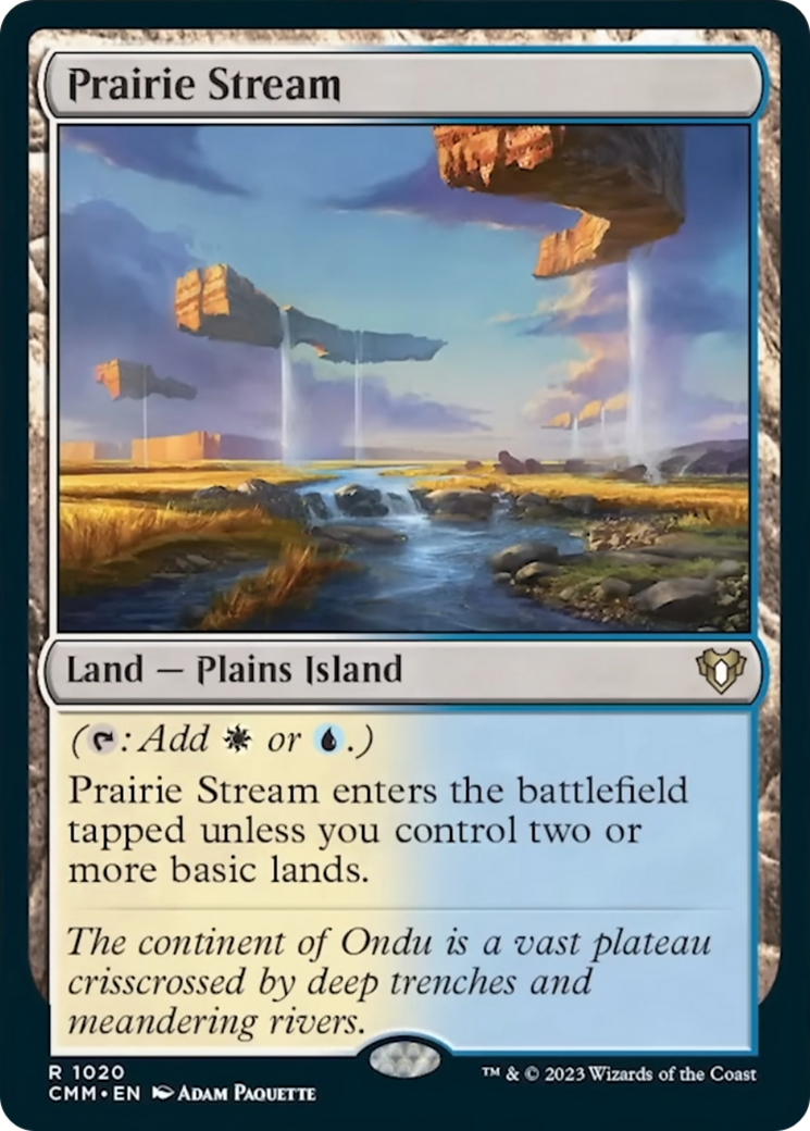 Prairie Stream [Commander Masters] | Anubis Games and Hobby