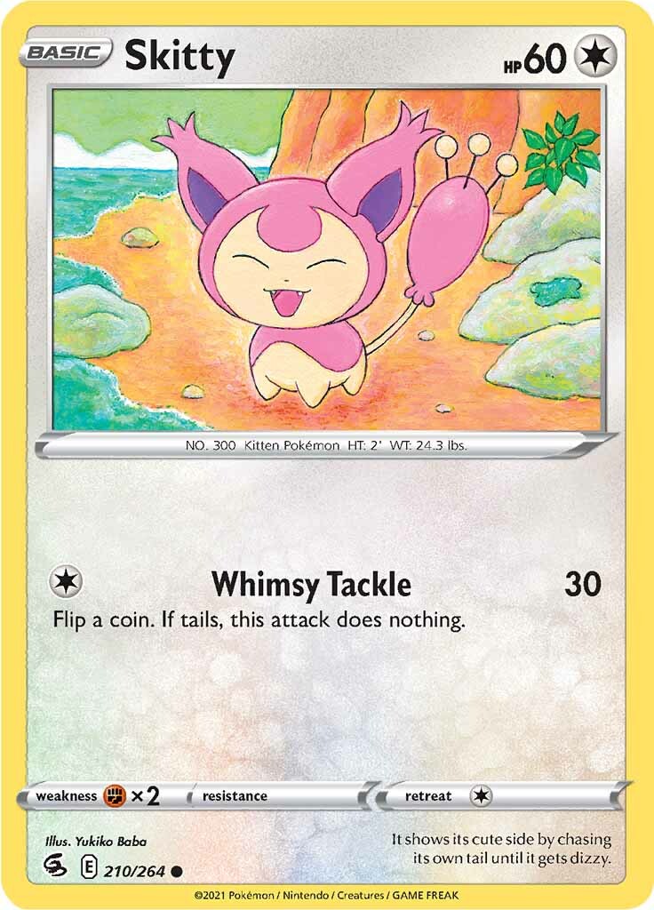 Skitty (210/264) [Sword & Shield: Fusion Strike] | Anubis Games and Hobby