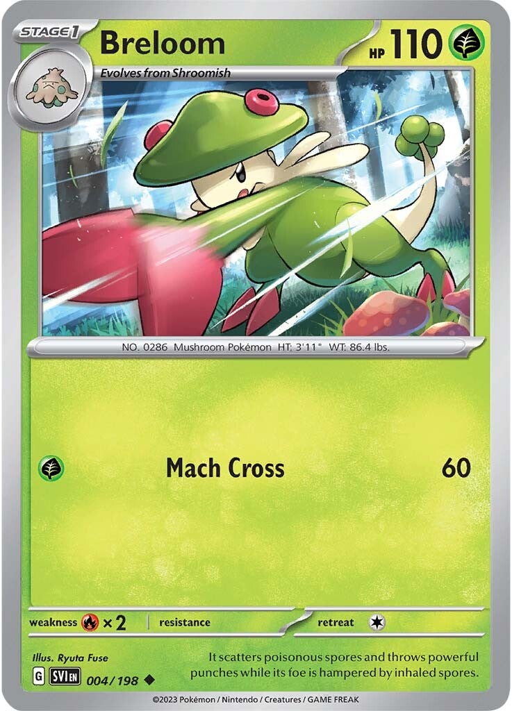 Breloom (004/198) [Scarlet & Violet: Base Set] | Anubis Games and Hobby