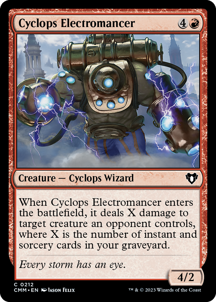 Cyclops Electromancer [Commander Masters] | Anubis Games and Hobby