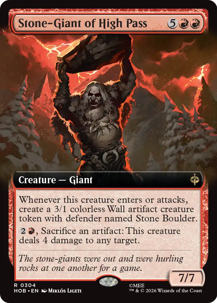 Stone-Giant of High Pass (Extended Art) [The Hobbit] | Anubis Games and Hobby