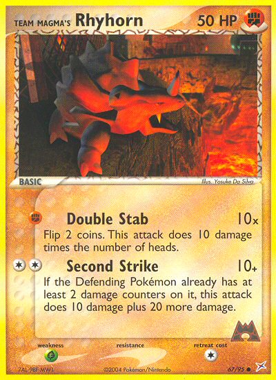 Team Magma's Rhyhorn (67/95) [EX: Team Magma vs Team Aqua] | Anubis Games and Hobby