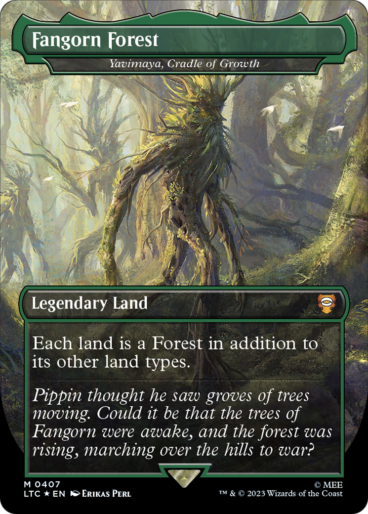 Fangorn Forest - Yavimaya, Cradle of Growth (Surge Foil Realms and Relics) [The Lord of the Rings: Tales of Middle-Earth Commander] | Anubis Games and Hobby