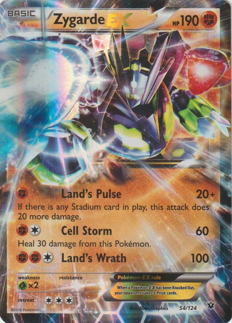 Zygarde EX (054/124) (Jumbo Card) [XY: Fates Collide] | Anubis Games and Hobby
