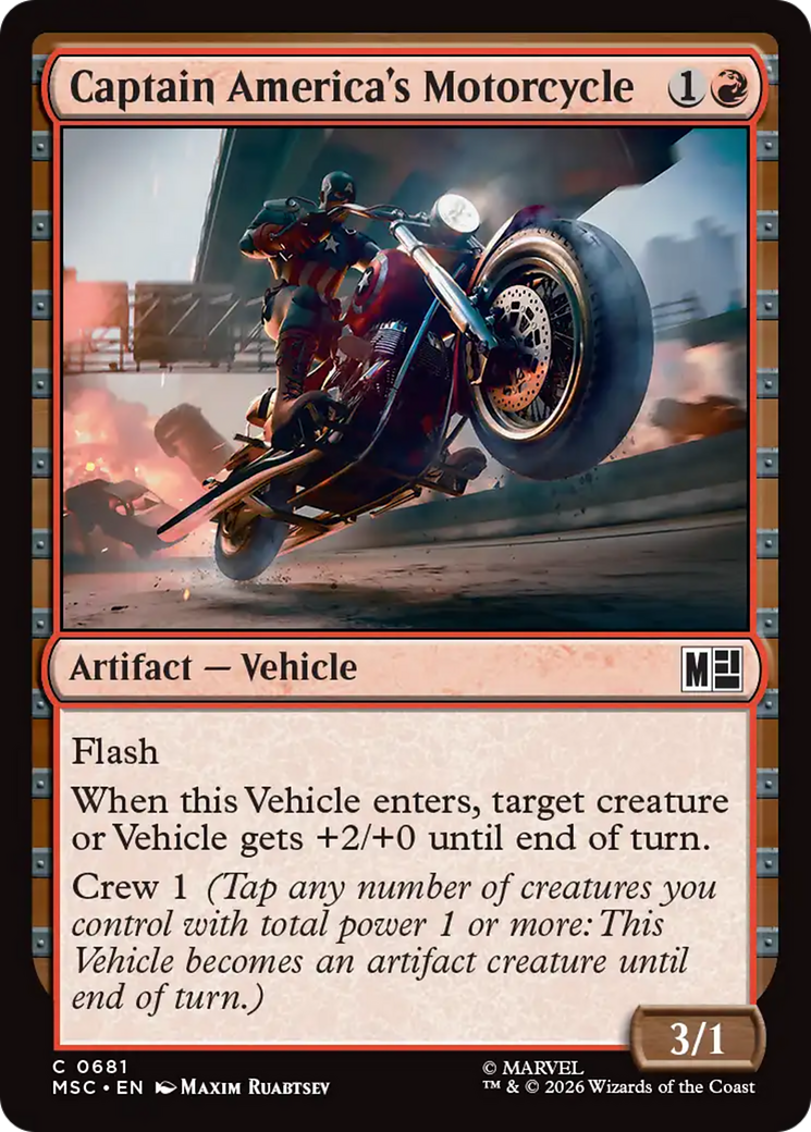 Captain America's Motorcycle [Marvel Super Heroes Commander] | Anubis Games and Hobby