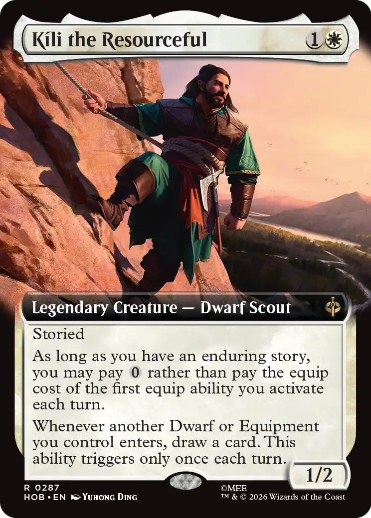 Kili the Resourceful (Extended Art) [The Hobbit] | Anubis Games and Hobby