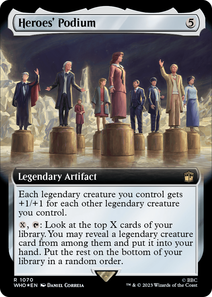 Heroes' Podium (Extended Art) (Surge Foil) [Doctor Who] | Anubis Games and Hobby