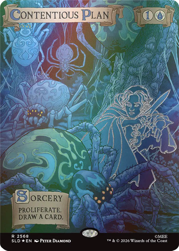 Contentious Plan (Out Of Sight Foil) [Secret Lair Drop Series] | Anubis Games and Hobby