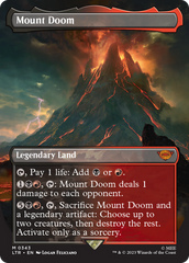 Mount Doom (Borderless Alternate Art) [The Lord of the Rings: Tales of Middle-Earth] | Anubis Games and Hobby