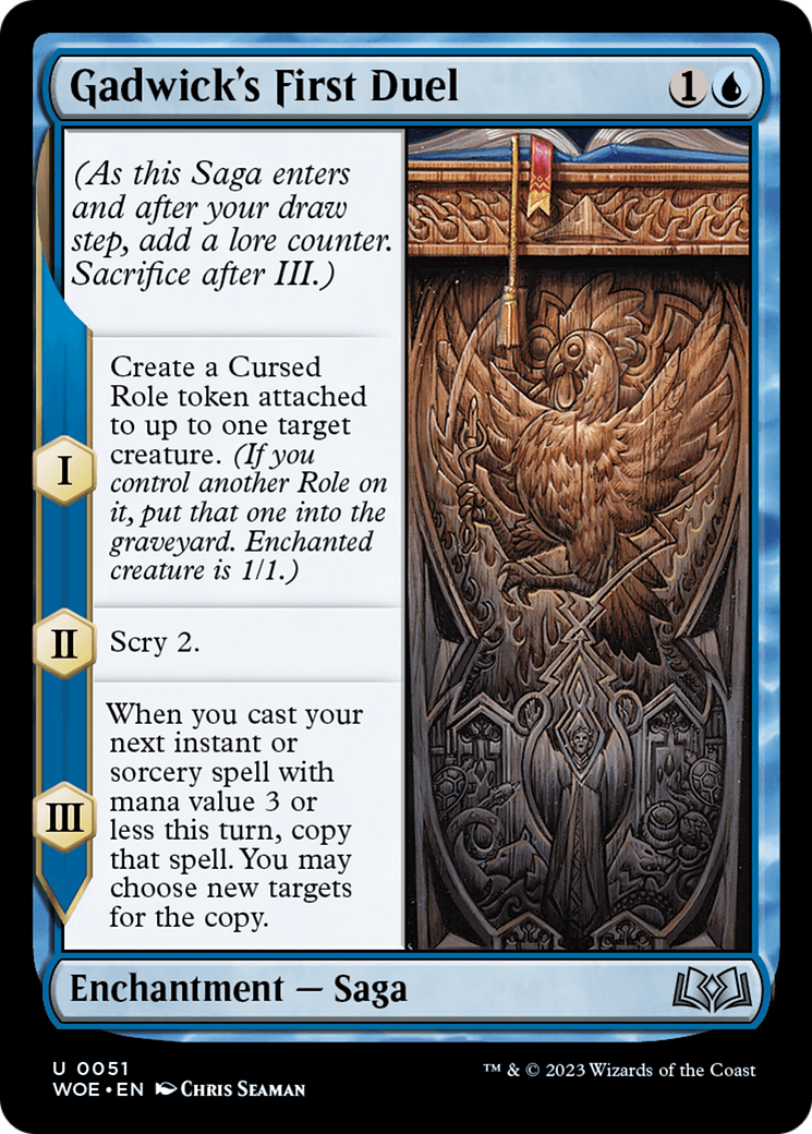 Gadwick's First Duel [Wilds of Eldraine] | Anubis Games and Hobby