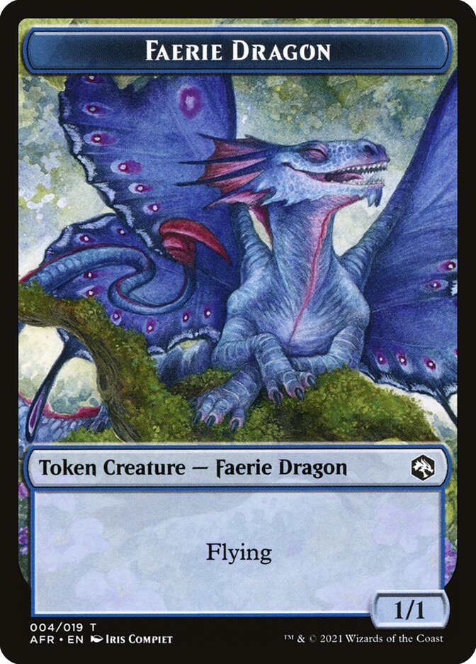 Devil // Faerie Dragon Double-Sided Token [Dungeons & Dragons: Adventures in the Forgotten Realms Tokens] | Anubis Games and Hobby
