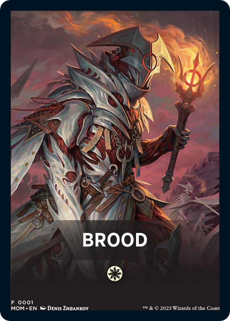 Brood Theme Card [March of the Machine Tokens] | Anubis Games and Hobby