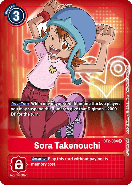 Sora Takenouchi [BT2-084] (Official Tournament Pack Vol.3) [Release Special Booster Promos] | Anubis Games and Hobby