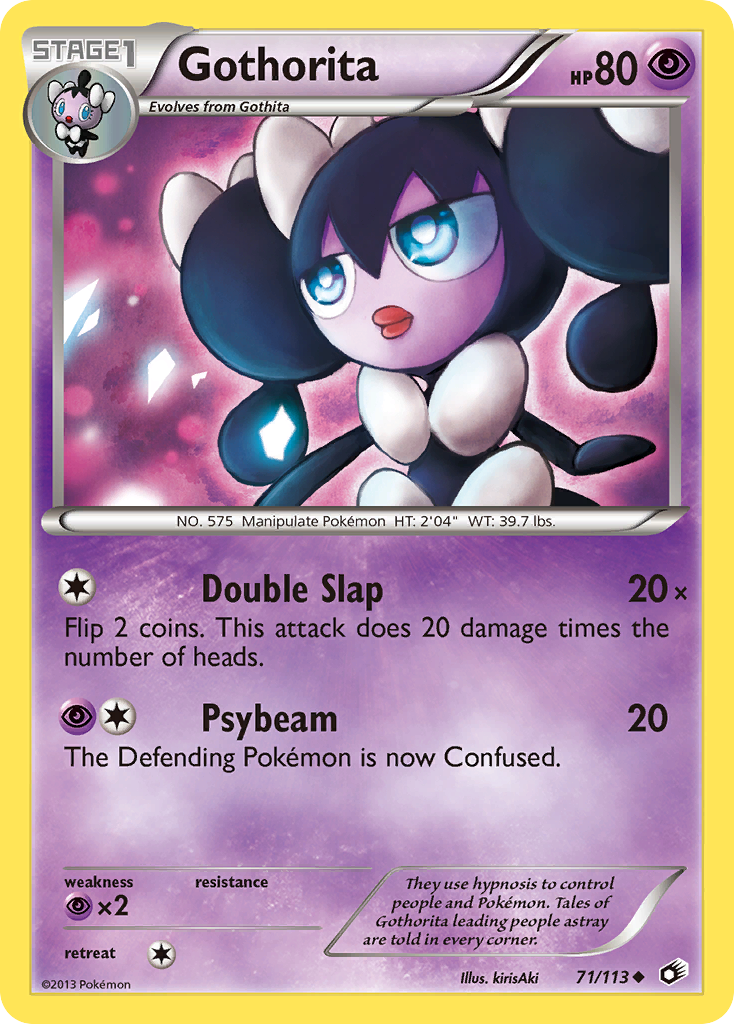 Gothorita (71/113) [Black & White: Legendary Treasures] | Anubis Games and Hobby