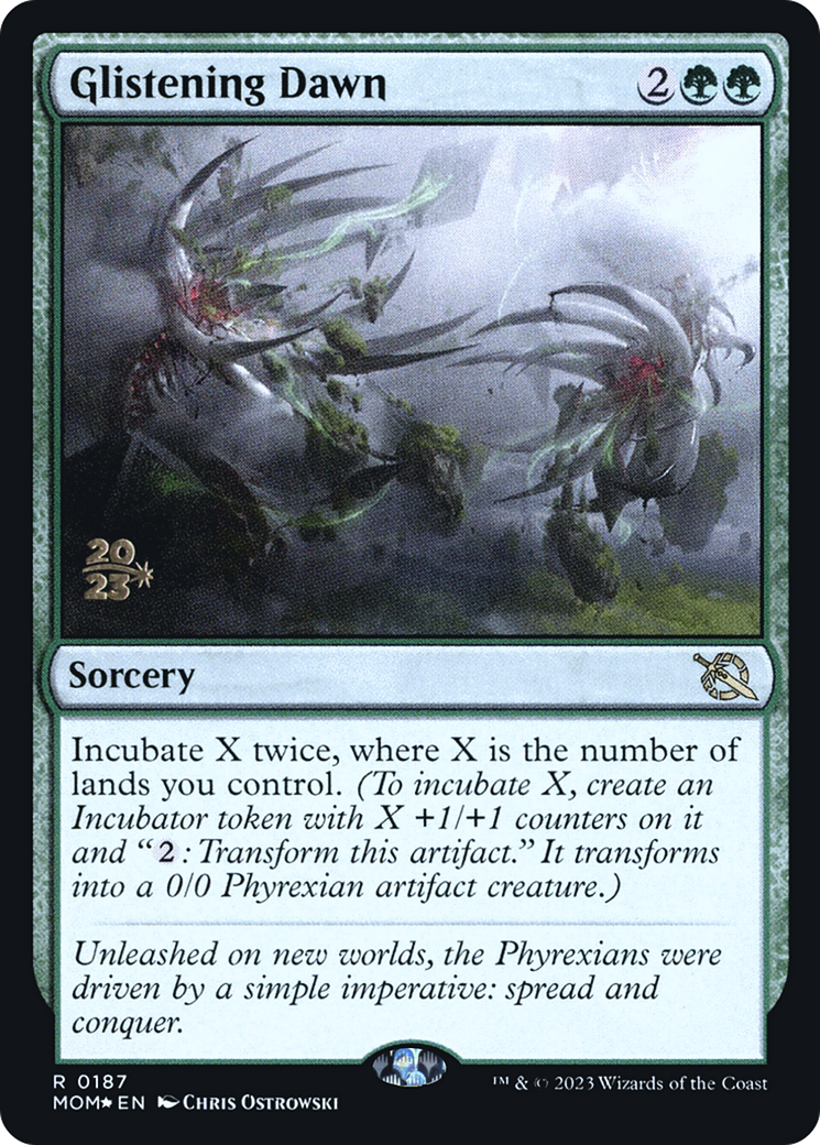 Glistening Dawn [March of the Machine Prerelease Promos] | Anubis Games and Hobby
