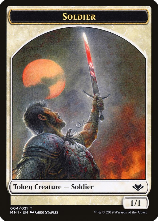 Soldier Token [Modern Horizons Tokens] | Anubis Games and Hobby