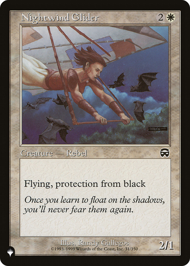 Nightwind Glider [The List Reprints] | Anubis Games and Hobby