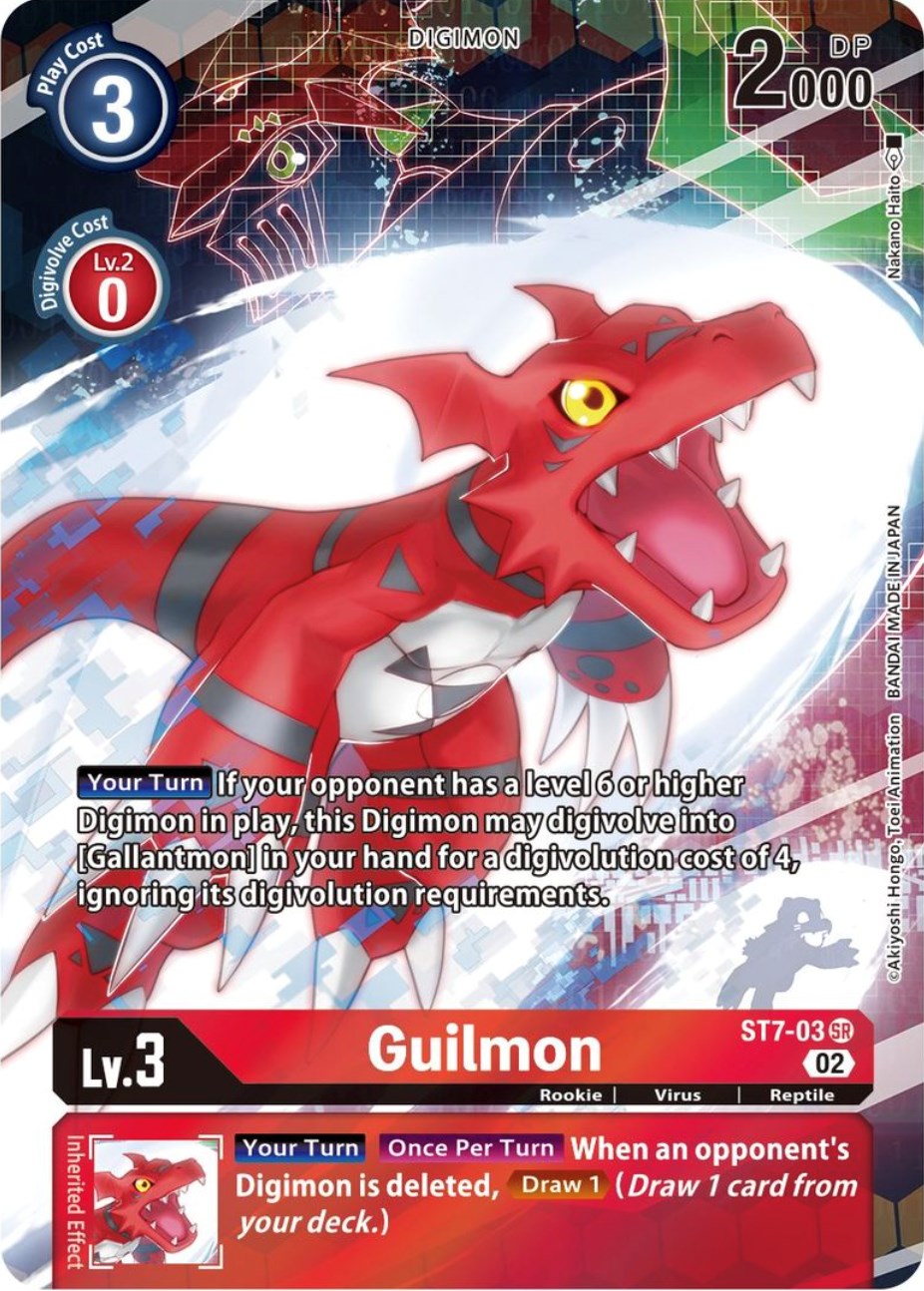 Guilmon [ST7-03] (Alternate Art) [Starter Deck: Beelzemon Advanced Deck Set] | Anubis Games and Hobby