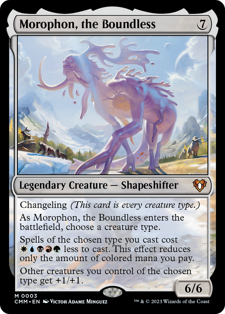 Morophon, the Boundless [Commander Masters] | Anubis Games and Hobby