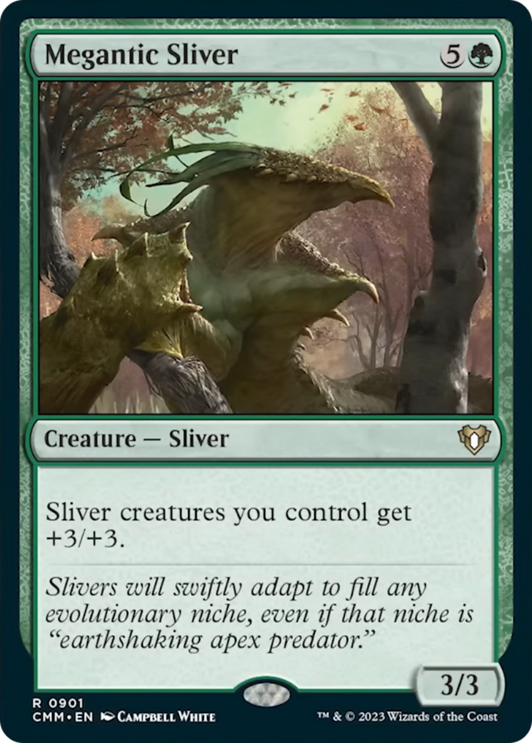 Megantic Sliver [Commander Masters] | Anubis Games and Hobby