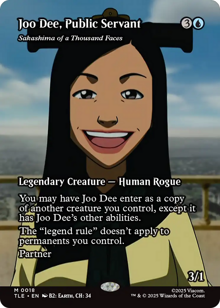 Joo Dee, Public Servant - Sakashima of a Thousand Faces (Borderless) [Avatar: The Last Airbender: Eternal-Legal] | Anubis Games and Hobby