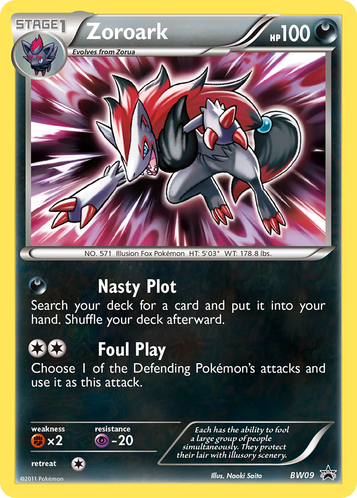 Zoroark (BW09) [Black & White: Black Star Promos] | Anubis Games and Hobby