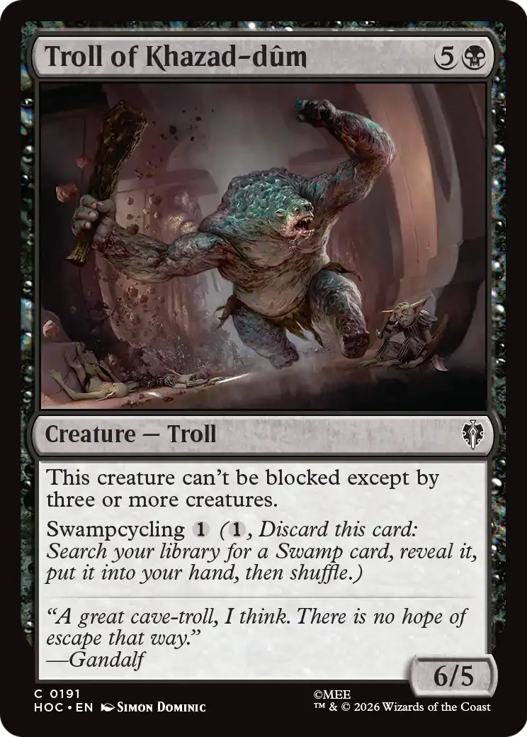 Troll of Khazad-dum [The Hobbit: Eternal-Legal] | Anubis Games and Hobby