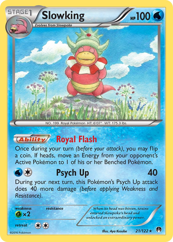 Slowking (21/122) (Theme Deck Exclusive) [XY: BREAKpoint] | Anubis Games and Hobby