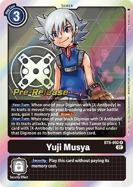 Yuji Musya [BT8-092] [New Awakening Pre-Release Cards] | Anubis Games and Hobby