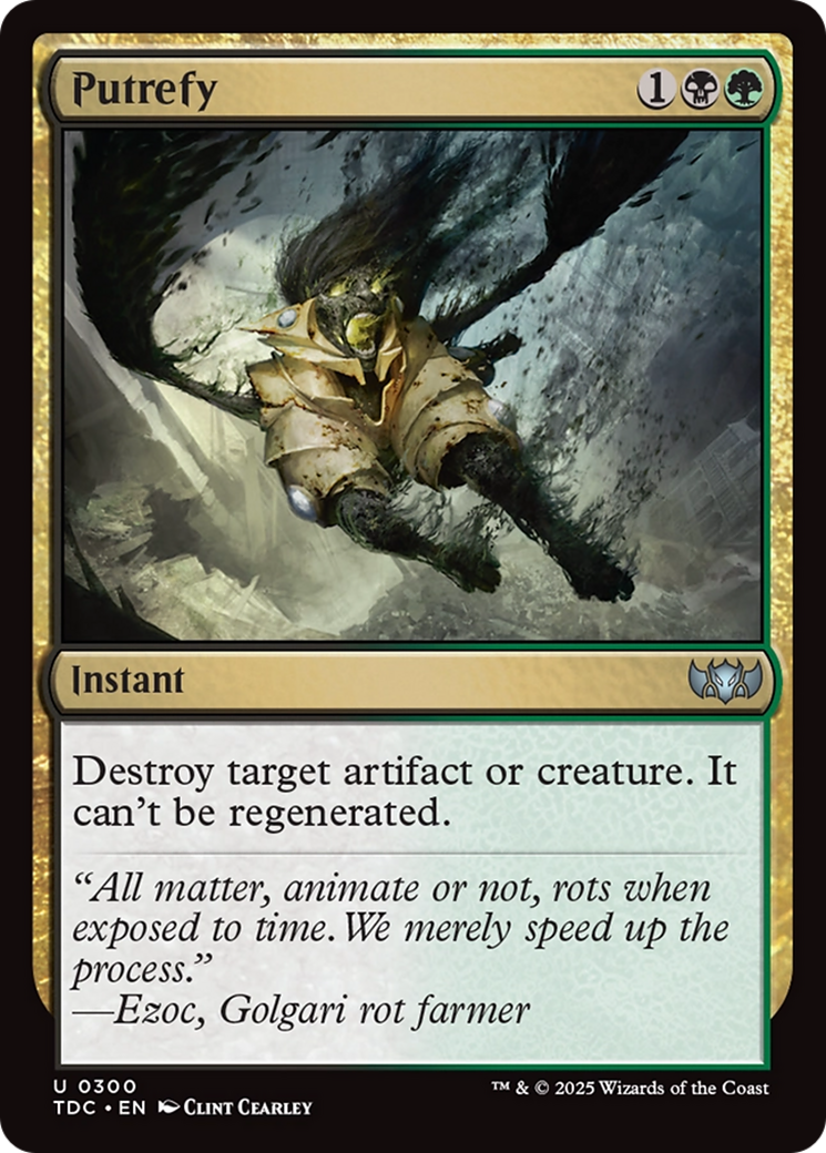 Putrefy [Tarkir: Dragonstorm Commander] | Anubis Games and Hobby