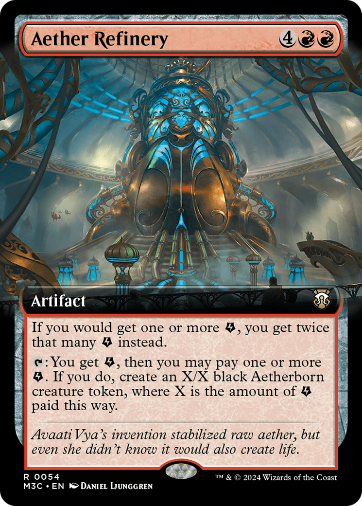 Aether Refinery (Extended Art) [Modern Horizons 3 Commander] | Anubis Games and Hobby