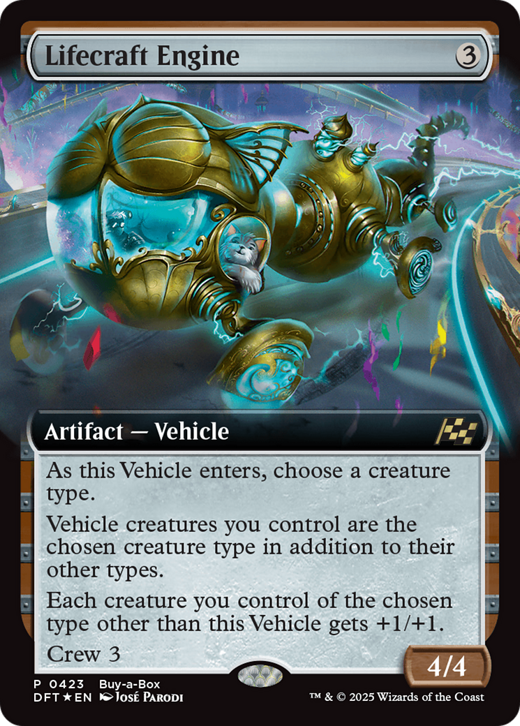 Lifecraft Engine (Extended Art) (Buy-A-Box) [Aetherdrift Promos] | Anubis Games and Hobby
