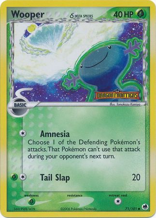 Wooper (71/101) (Delta Species) (Stamped) [EX: Dragon Frontiers] | Anubis Games and Hobby