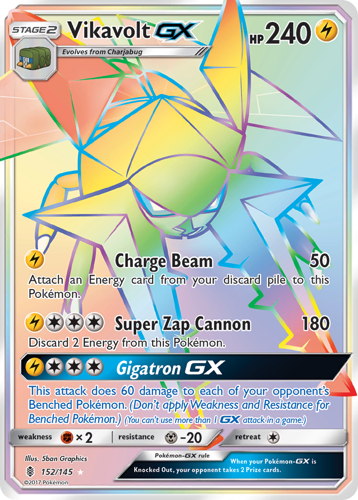 Vikavolt GX (152/145) [Sun & Moon: Guardians Rising] | Anubis Games and Hobby