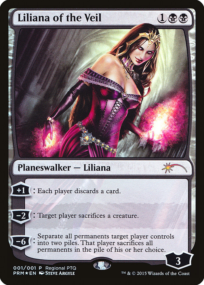 Liliana of the Veil (Regional PTQ) [Pro Tour Promos] | Anubis Games and Hobby