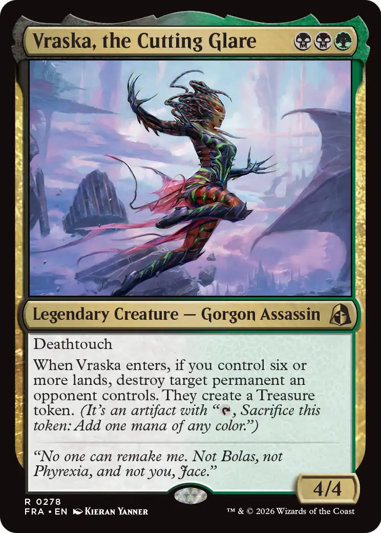 Vraska, the Cutting Glare [Reality Fracture] | Anubis Games and Hobby