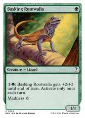 Basking Rootwalla (White Border) [Mystery Booster 2] | Anubis Games and Hobby