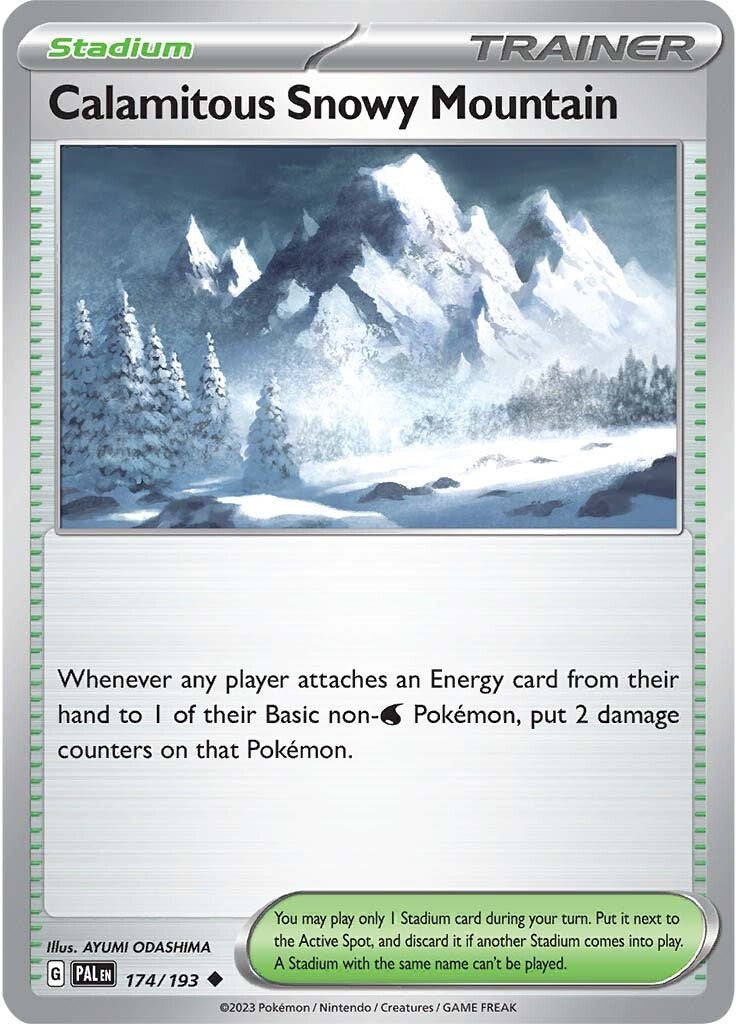 Calamitous Snowy Mountain (174/193) [Scarlet & Violet: Paldea Evolved] | Anubis Games and Hobby