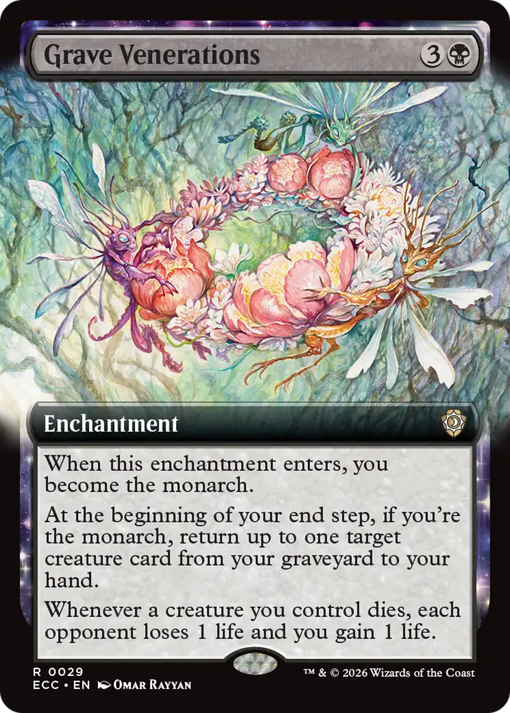 Grave Venerations (Extended Art) [Lorwyn Eclipsed Commander] | Anubis Games and Hobby