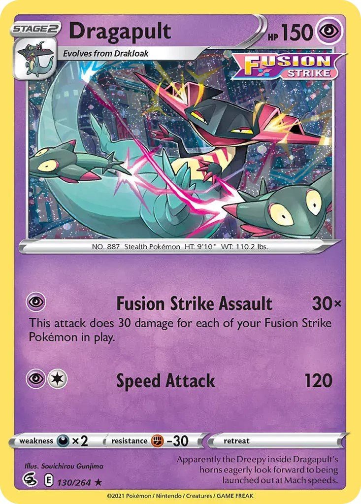 Dragapult (130/264) (Cosmos Holo) [Sword & Shield: Fusion Strike] | Anubis Games and Hobby