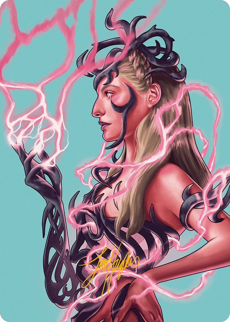 Breya, Etherium Shaper Art Card (Gold-Stamped Signature) [Modern Horizons 3 Art Series] | Anubis Games and Hobby