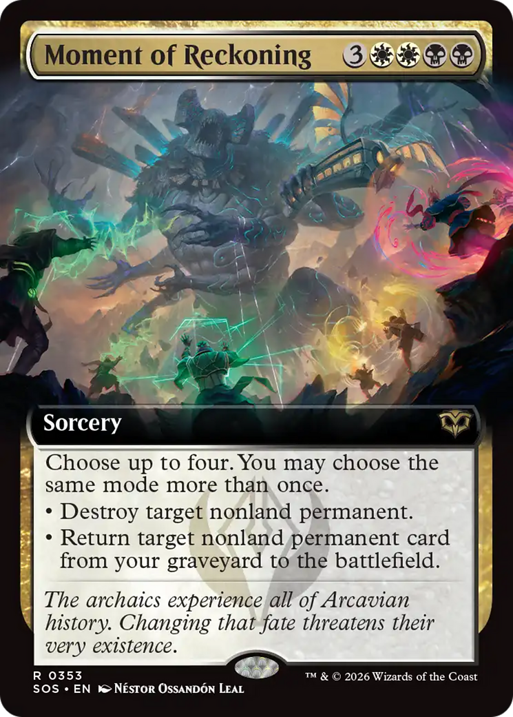 Moment of Reckoning (Extended Art) [Secrets of Strixhaven] | Anubis Games and Hobby