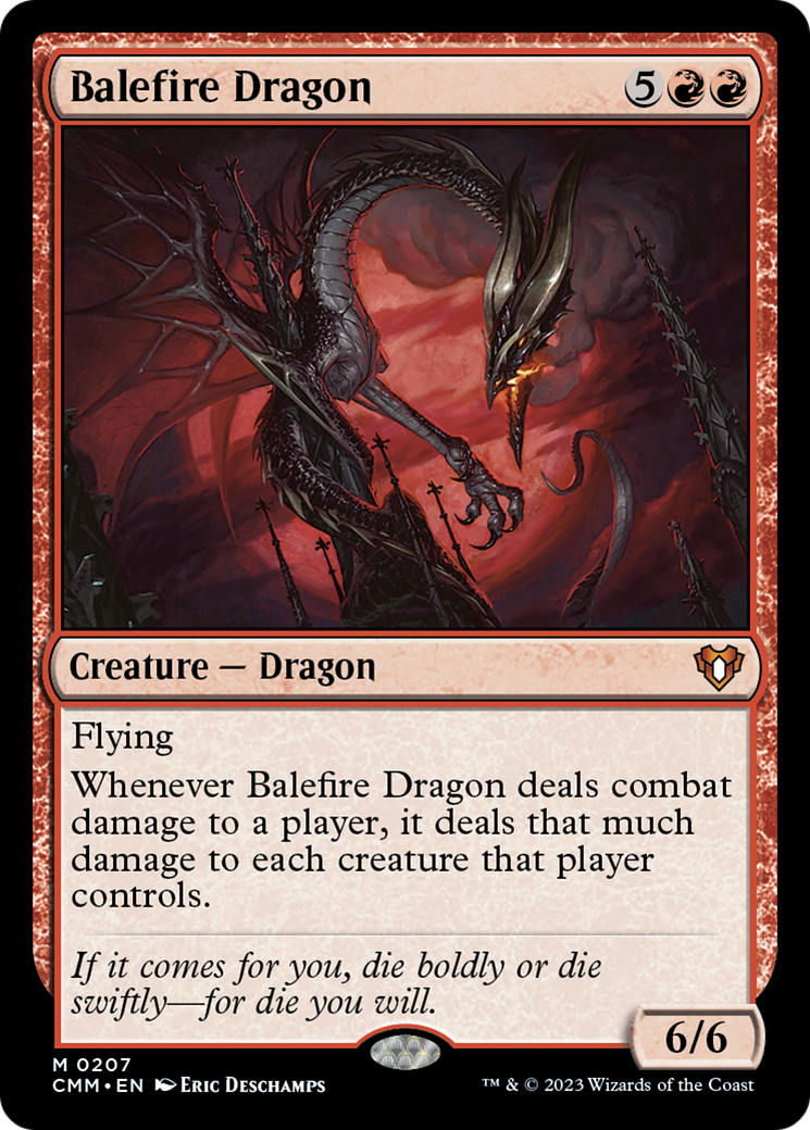 Balefire Dragon [Commander Masters] | Anubis Games and Hobby