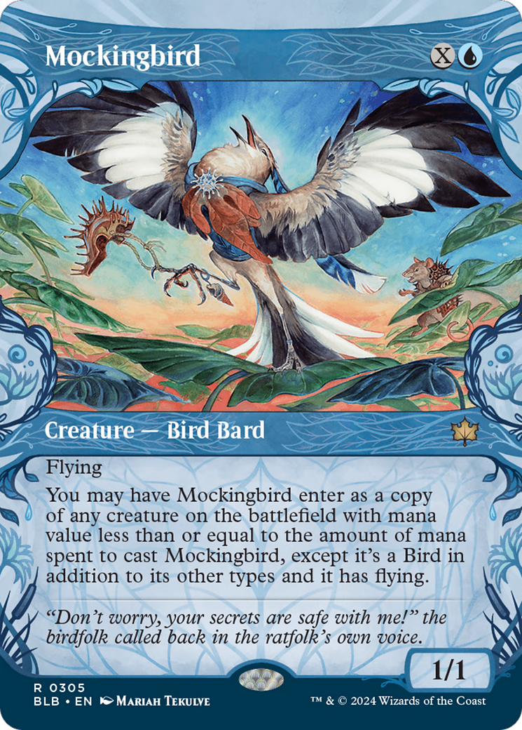 Mockingbird (Showcase) [Bloomburrow] | Anubis Games and Hobby