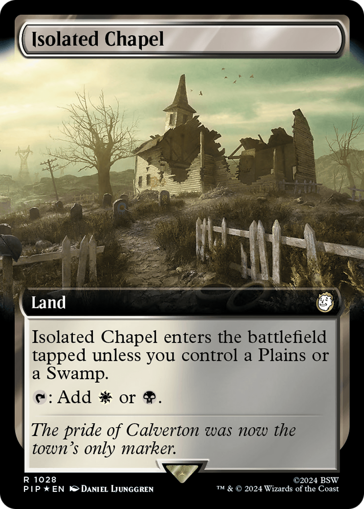 Isolated Chapel (Extended Art) (Surge Foil) [Fallout] | Anubis Games and Hobby