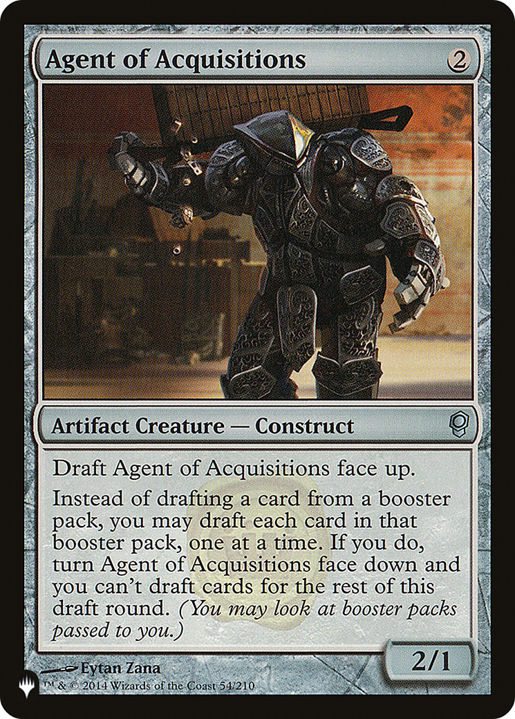 Agent of Acquisitions [The List] | Anubis Games and Hobby