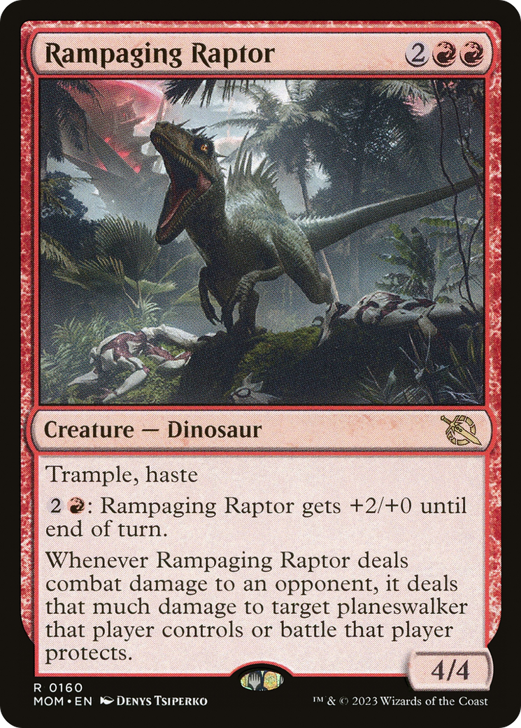 Rampaging Raptor [March of the Machine] | Anubis Games and Hobby