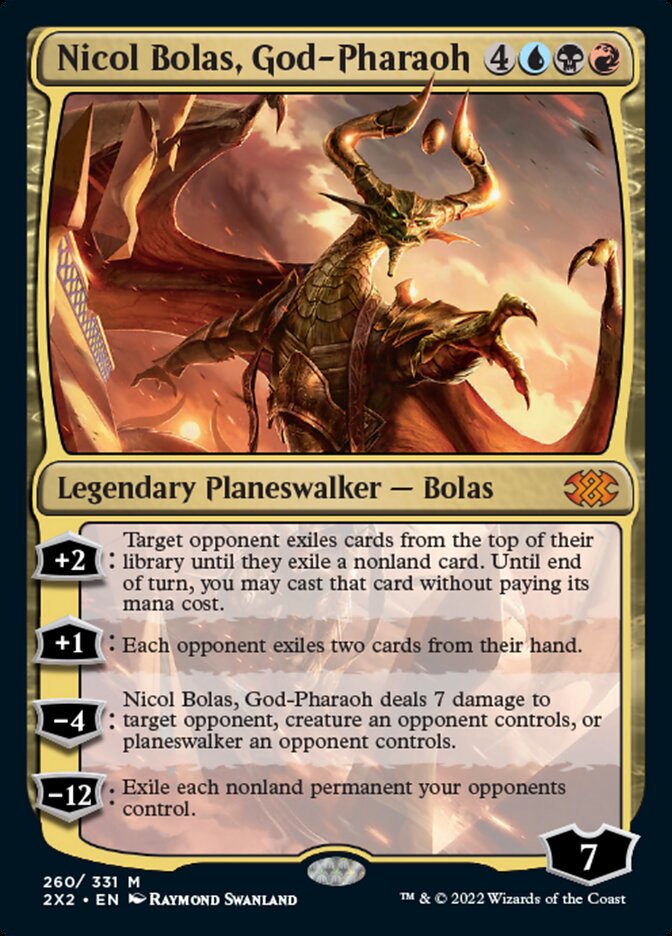 Nicol Bolas, God-Pharaoh [Double Masters 2022] | Anubis Games and Hobby