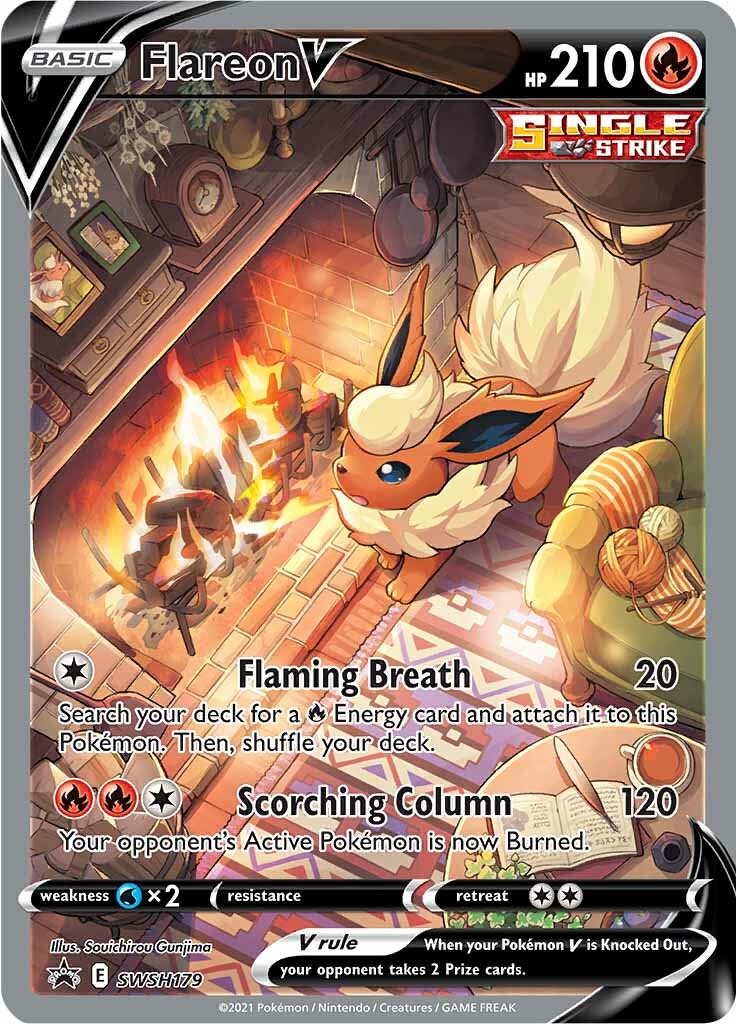 Flareon V (SWSH179) [Sword & Shield: Black Star Promos] | Anubis Games and Hobby